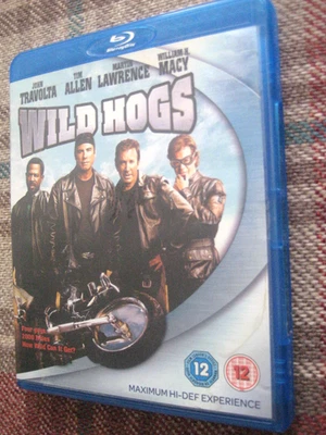 WILD HOGS BLU RAY JOHN TRAVOLTA TIM ALLEN MARTIN LAWRENCE MINT DISC FREE P&P - Image 1 of 3