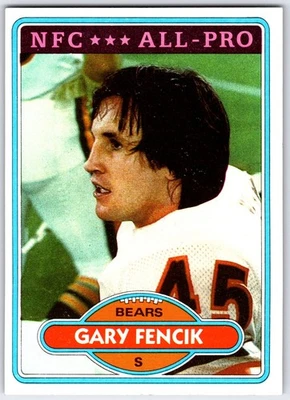 1980 Topps #380 - Gary Fencik Chicago Bears (NM) *HGCARDS* - Image 1 of 2