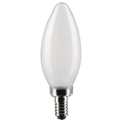 Satco 3w B11 LED 2700K Candelabra Base Frosted Dimmable - 25w equiv - Image 1 of 3