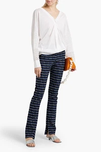 RRP €402 DIANE VON FURSTENBERG Grace Cardigan Size S Dolman Sleeve Loose Fit - Picture 1 of 7