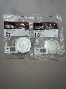 Menge 2 - Halex 60715 Knockout Dichtungen 1-1/2" Metall, neue Fabrik Taschen - Bild 1 von 1