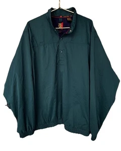 Vintage Sunice Windbreaker Jacke Herren Golf Knopfleiste Nylon Grün 50520 XL - Bild 1 von 7