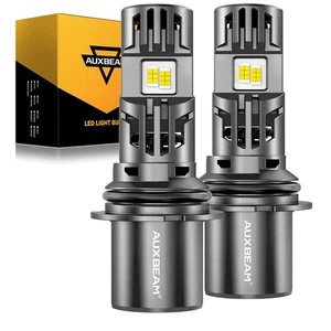 Faros LED AUXBEAM Canbus 9004 HB1 6500K haz alto bajo 36000LM ventilador doble Q50 - Imagen 1 de 12