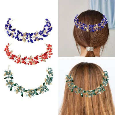 Hochzeitshaar Vine Blatt Haarzubehör zum Anziehen von Fleischivalen Rollen - Bild 1 von 2