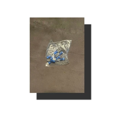 Card⚡️qty 8 16-14 AWG Blue🔵VINYL QUICK DISCONNECT FEMALE .250 1/4 SPADE CONNECT - Image 1 of 4