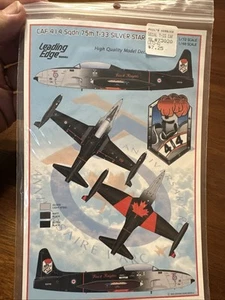 Leading Edge Decals 7242 Maßstab 1:72 CAF #414 Squadron 75th T-33 Black Knights - Bild 1 von 4