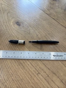 PEN Venus Fountain Pen Vintage Black & Gold For Parts - Picture 1 of 5