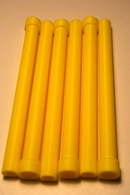 King Size K10 Pipe Truck.   LADEGUT / Die Ladung, 6 Rohren in gelb. - Bild 1 von 3