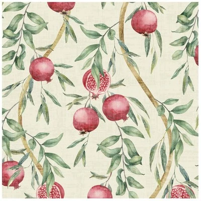 Arthouse Pomegranate Trail Botanical Foliage Washable Paste The Paper Wallpaper  - Image 1 of 4