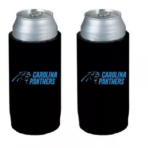 Carolina Panthers 2er Pack Ultra Slim Dosenhalter - Skinny Koozie - Bild 1 von 1