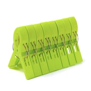 Beach Towel Clips Chair Clips Towel HolderPlastic Clothes Pegs Hanging Clip C... - Picture 1 of 7