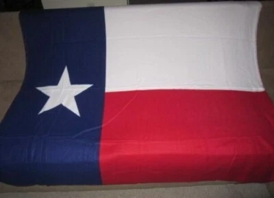 Nueva manta afgana Bandera de Texas The Lone Star State suave cálida polar nueva en paquete Foto 1 de 2