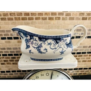 The Royal Palaces by Rosina-Queens Sauciere weiß mit blauem Cherub Design - Bild 1 von 8