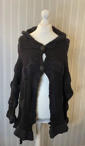 Black Amano Cardigan - Picture 1 of 4