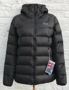 Womens Helly Hansen Glacier Down BLACK Jacket $360, Size: XL - Picture 1 of 9