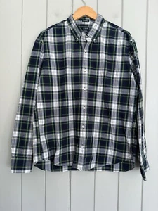 NWT J. Crew Shirt XL Holiday Tartan Plaid Flex Slim-Fit Blue Green BB718 NEW - Picture 1 of 6