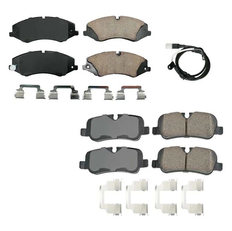 Kit de pastillas de freno cerámicas delanteras traseras Akebono Euro para Land Rover Range Rover Sport Foto 1 de 1