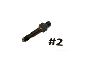 USA Made Short #2 (.2210) Cobalt Threaded Drill Bit 1/4-28 - Picture 1 of 2