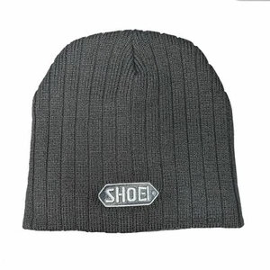 Official Shoei Motorcycle Helmets Beanie Warm Winter Unisex Hat One Size - Grey - Picture 1 of 5