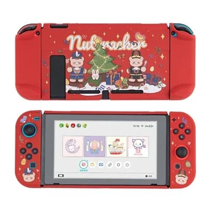 Protective Case for Nintendo Switch Console & Joycon Hard Cover Christmas Doll - Picture 1 of 12