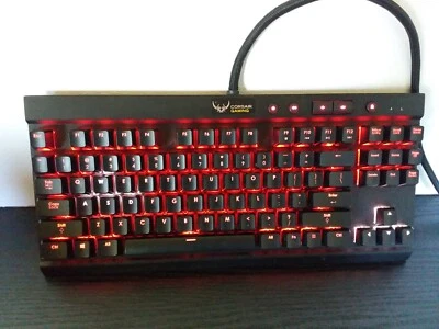 Corsair K65 RGB Cherry Red Gaming Keyboard ( Works And Lights Up Great ) - Image 1 of 4