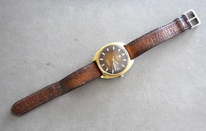 Tissot Seastar Automatic Gold Day Date Wristwatch Vintage RUNS - Picture 1 of 10