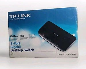 TP-LINK, TL-SG1008D 8-Port Gigabit Desktop Switch v6.0 New In Box - Photo 1/4