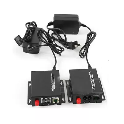 Premium Telefon Glasfaser Medienkonverter PCM Voice mit 10/100M Ethernet - Bild 1 von 4