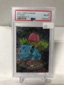 PSA 8 2000 Topps Chrome Ivysaur - Pokémon TV