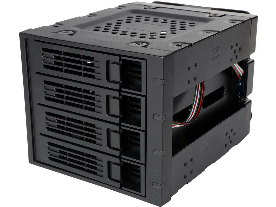 Rosewill RSV-SATA-Cage-34 - Hard Disk Drives - Black, 3 x 5.25" to 4 x 3.5" Hot- - Image 1 of 4