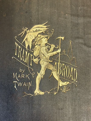 A TRAMP ABROAD, FIRST EDITION, MARK TWAIN, 1880 - Image 1 of 4