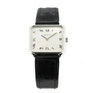 Zenith Mecánico Manual Rectangular de Acero 28 1581 355 Cfy. NOS - Bild 1 von 7