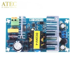 ATEC - Modulo di Alimentazione 220V AC/24V DC 4A 100W Alimentatore Switching - - Imagen 1 de 5