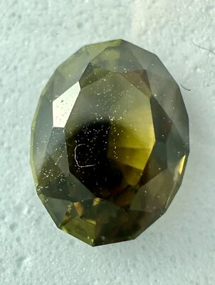 Turmalin geschliffen, gelbgrün, 1,16 ct - Bild 1 von 3