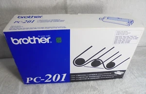 Genuine Brother PC-201 Black Toner Print Cartridge FOR FAX-1010 1020 CT-29 - Picture 1 of 9