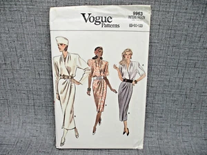 Vogue 9963 Wrap Top and mock Wrap Skirt Misses 8 10 12 Sewing Pattern - Picture 1 of 6