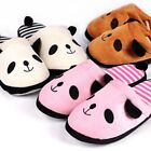 Winter Women Soft Slipper Basin Cartoon Panda Pair Shoes