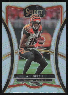 2019 Panini Select Premier Silver #161 A.J. Green Cincinnati Bengals - Image 1 of 2