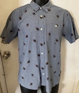 VTG.Patagonia Men's Aloha Hawaiian Fish Surf Front Pocket Organic Cotton Sz M - Picture 1 of 9