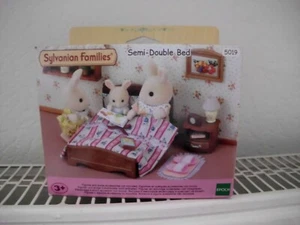 Sylvanian Families Doppelbett, Schlafzimmerbett Möbel - Imagen 1 de 3