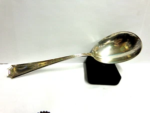 Sterling Silver Berry spoon Colfax patt Durgin/Gorham sz8.50in lg wgt 60.3 grams - Picture 1 of 9