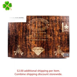 Caja de cigarros de madera vacía Montecristo Robusto 1935 edición diamante 8,75" x 6,25" x 2 - Imagen 1 de 12
