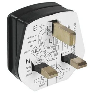 Bachmann 910.176 spina di sicurezza plastica 250 v nero ip20 - Afbeelding 1 van 1
