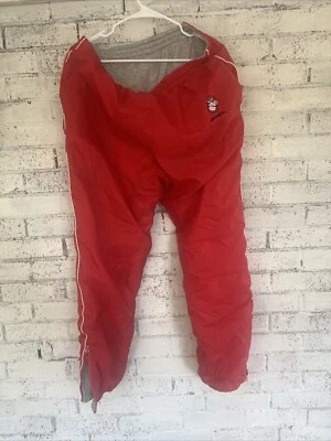 Rare vintage Late 80’s TnT Georgia Bulldogs Track Pants Jogger Lined Size Large - Image 1 of 4