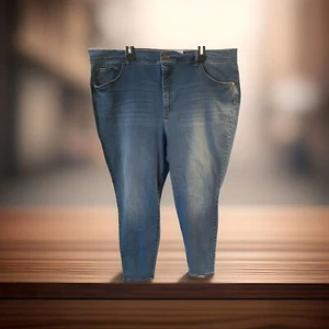Pre Owned Women’s Terra & Sky Skinny Jeans Sz 24W Casual Comfort - Afbeelding 1 van 12