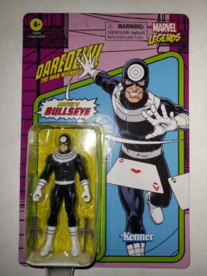 Marvel Legends Retro Coll Daredevil Bullseye 3.75"NEW UNPUNCHED MOSC $3SHIP - Image 1 of 2