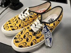 VANS Authentic 44 DX X Anaheim Factory Yellow MOONEYES MOON EQUIPPED NEW Size 8 - Picture 1 of 10