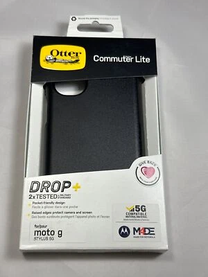 Capa OtterBox Commuter para Moto G Stylus 5G (2022) - Preta - Imagem 1 de 2