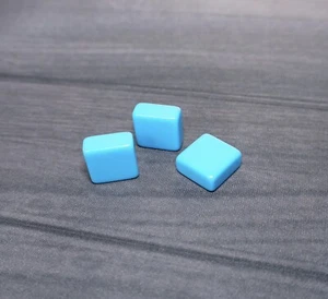Azul | Azulejos de resina azul liso x3 | Repuesto oficial/piezas de juego adicionales - Imagen 1 de 6