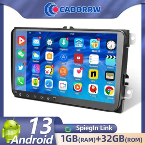 9" Android 13 Autoradio GPS NAVI WIFI RDS Für VW GOLF 5 6 Touran Passat Tiguan - Bild 1 von 12